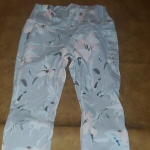 Womens Floral Reebok Leggings